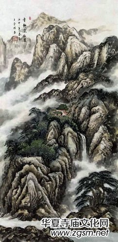 王余根的國畫藝術備受中外名人關注 王余根的國畫藝術備受中外名人關注