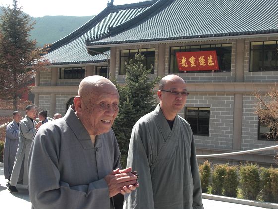 夢參老和尚回到五臺山 夢參老和尚回到五臺山