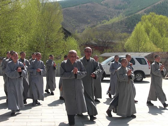 夢參老和尚回到五臺山 夢參老和尚回到五臺山