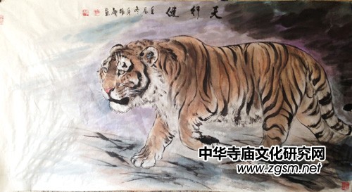 著名獅虎豹國畫家——穆振庚先生作品 著名獅虎豹國畫家——穆振庚先生作品