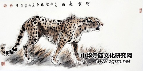 著名獅虎豹國畫家——穆振庚先生作品 著名獅虎豹國畫家——穆振庚先生作品