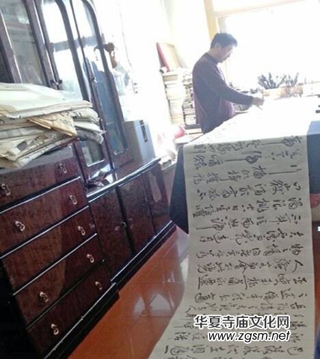 陳喜廷:"武"文弄墨自逍遙 陳喜廷:"武"文弄墨自逍遙