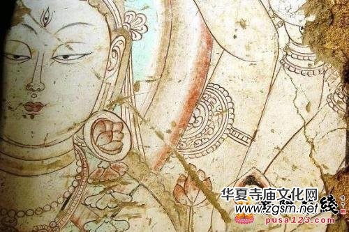 達瑪溝佛寺壁畫“回家” 達瑪溝佛寺壁畫“回家”