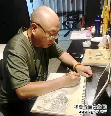 楊明學國畫百米長卷《普陀圣境圖》被普陀山收藏 楊明學國畫百米長卷《普陀圣境圖》被普陀山收藏