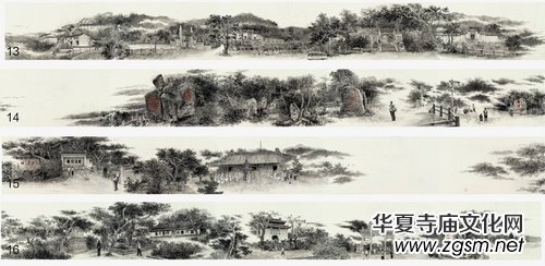 楊明學國畫百米長卷《普陀圣境圖》被普陀山收藏 楊明學國畫百米長卷《普陀圣境圖》被普陀山收藏