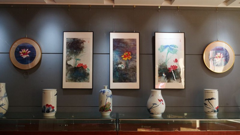 “荷風逸趣"—林清泉荷花作品展在京展出 “荷風逸趣"—林清泉荷花作品展在京展出