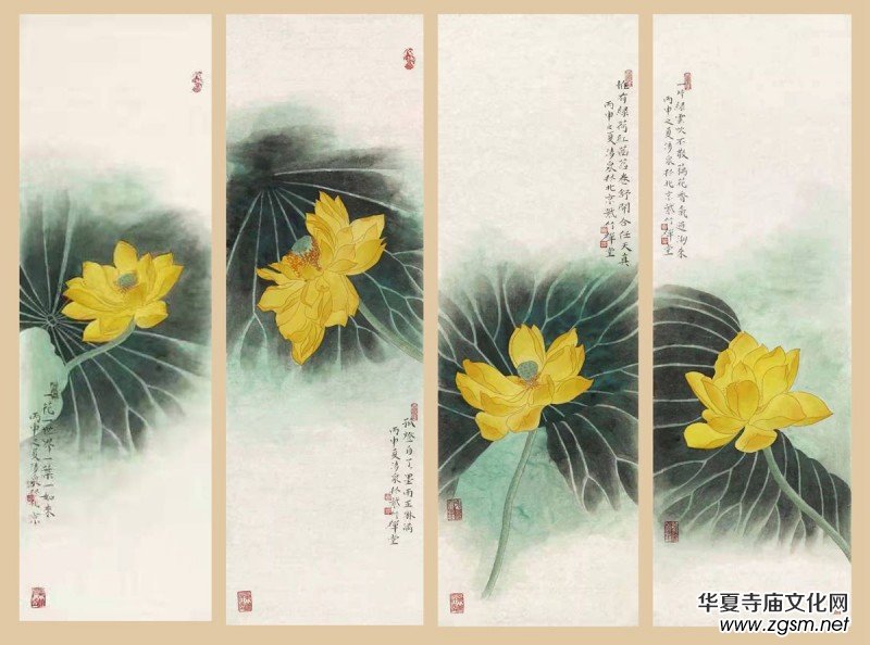 實力派畫家林清泉荷花作品欣賞 實力派畫家林清泉荷花作品欣賞