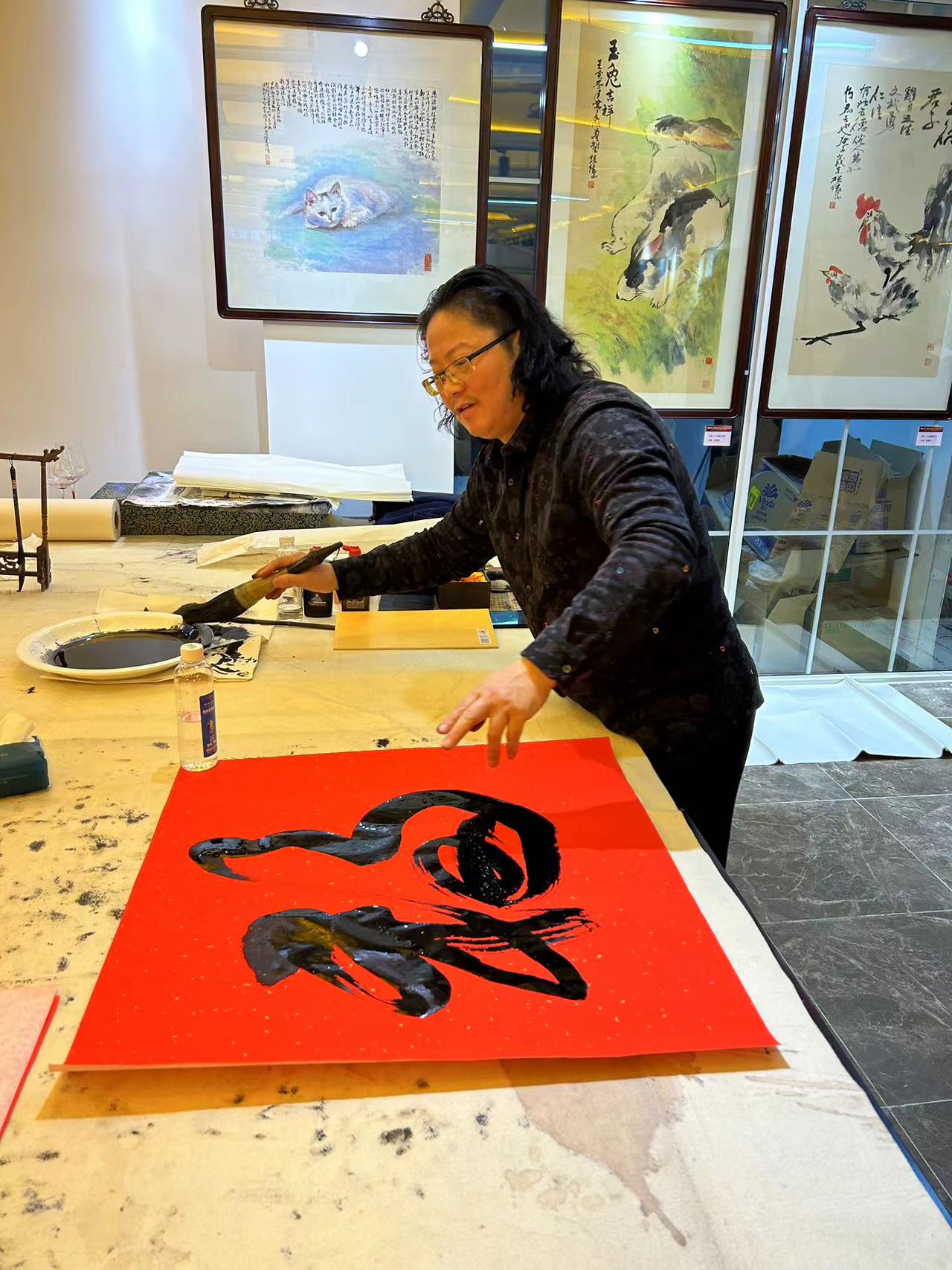 迎新年"愿景共享"中美聯(lián)合藝術(shù)交流展在上海中國書法院北外灘藝術(shù)館開展 迎新年"愿景共享"中美聯(lián)合藝術(shù)交流展在上海中國書法院北外灘藝術(shù)館開展