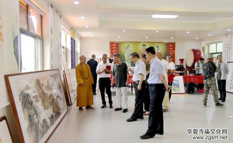 淄博竹林寺舉行迎七一佛陀山竹林書畫雅集 淄博竹林寺舉行迎七一佛陀山竹林書畫雅集