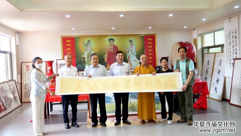 淄博竹林寺舉行迎七一佛陀山竹林書畫雅集 淄博竹林寺舉行迎七一佛陀山竹林書畫雅集