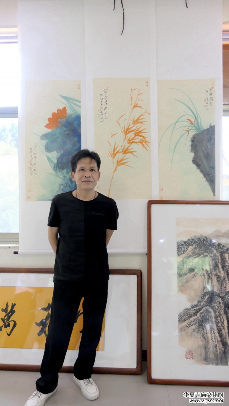 淄博竹林寺舉行迎七一佛陀山竹林書畫雅集 淄博竹林寺舉行迎七一佛陀山竹林書畫雅集